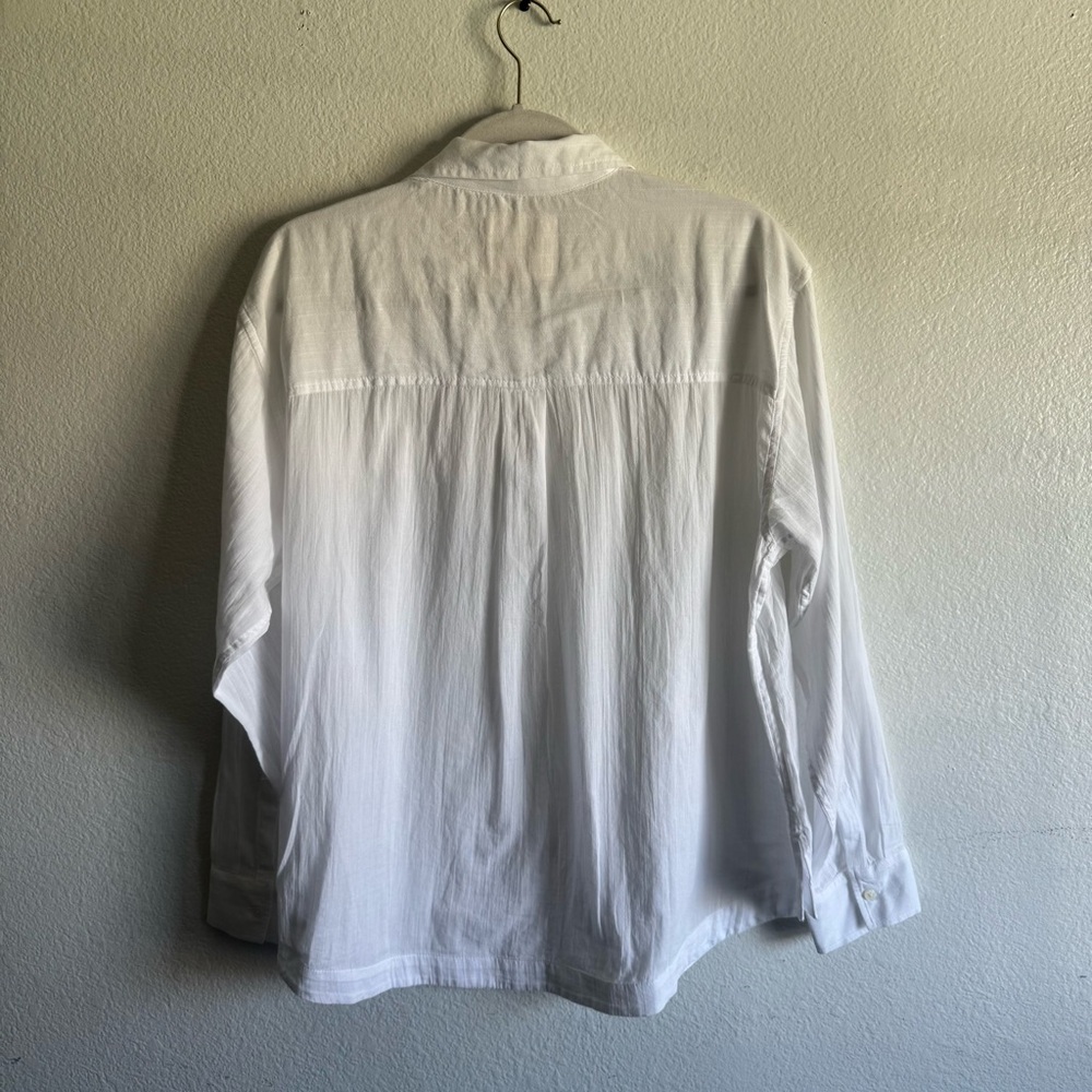 Lucky Brand
Women's Cotton Pleated-Front Shirt White Small NWT - Picture 4 of 9